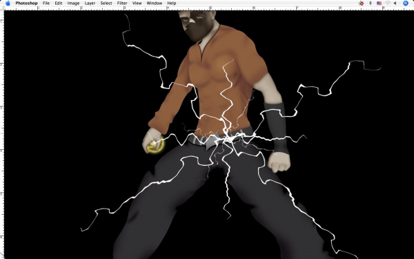 Creation of Narutric (fighter): Step 61